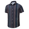 Simmashah Mens Hawaiian Shirt, Short Sleeves Button Down Beach Clothing,