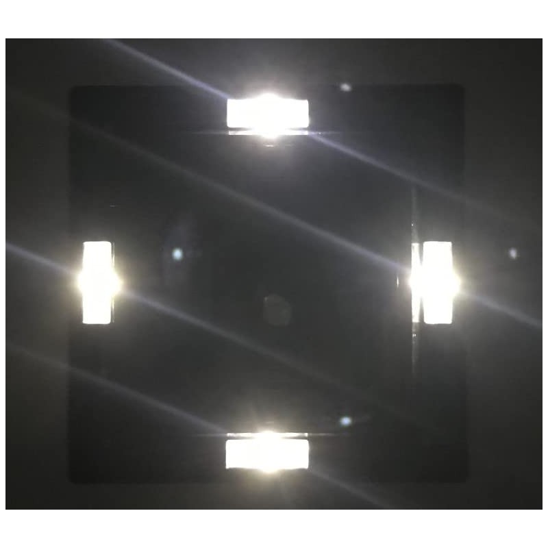JAYXC HOME 1-Pack Solar Outdoor Post Cap Lights - Includes