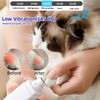 Dog Nail Trimmers, 4-Speed Dog Nail Grinder, Painless & Quiet