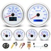MH 6 AUTO Boat Gauge Set - 3-3/8" 80MPH &