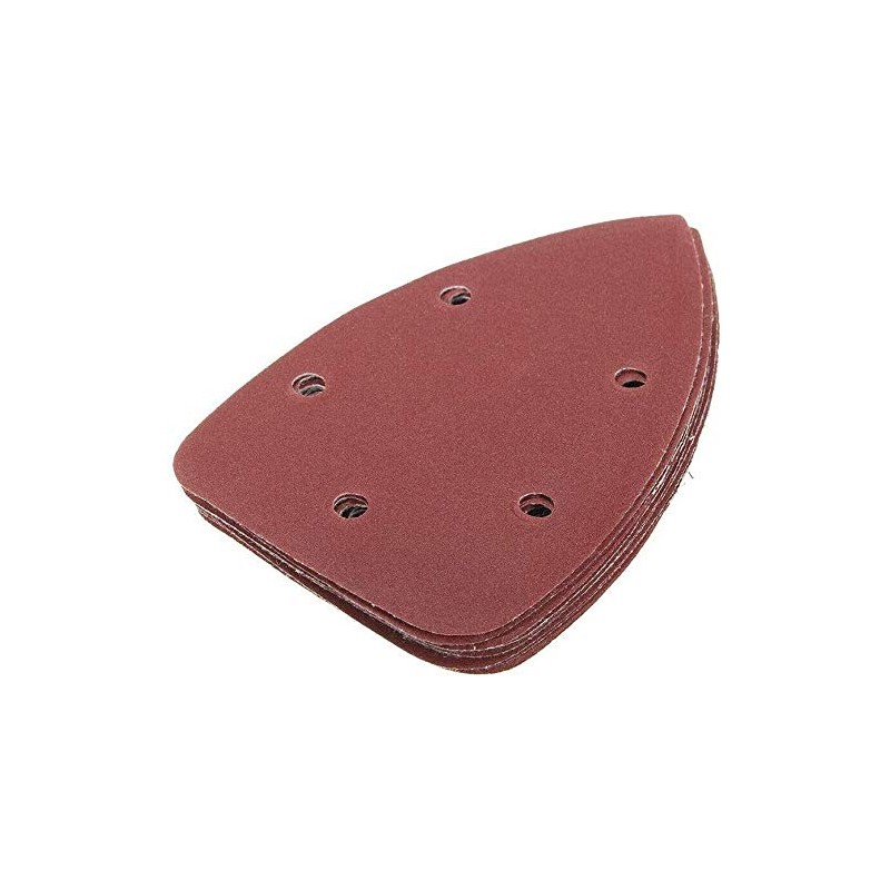 10pcs Mouse Sander Pads Sanding Sheets 40 Grits 5 Holes