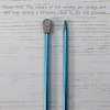 Coloured Knitting Needles Aluminium Metal Knit Pins 3.25mm x 35cm