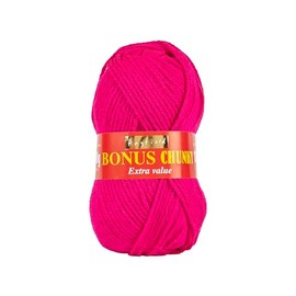Hayfield Bonus Chunky, Electric Pink (572), 100g by Sirdar