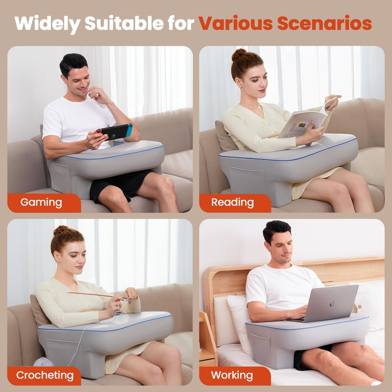 Reading Pillow,Lap Desk Pillow for Laptop