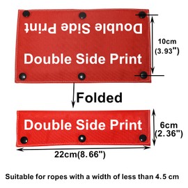 Funny Dog Leash Sleeve Have Don't Touch Me Dog Leash Wrap Wrap Alert Hanging ID Patch Tag Pet Birthday Gift(Don't Touch Me-Sleeve)