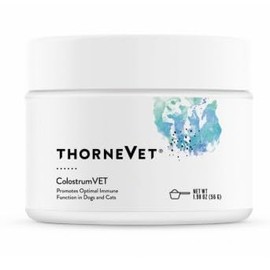 ThorneVet ColostrumVET Supplement for Dogs & Cats – Bovine Colostrum Powder to Boost Immunity, Digestive Health, & Vitality – Rich in Antibodies, Amino Acids, & Vitamins - 112 Scoops