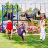 65FT Ninja Warrior Obstacle Course for Kids with 12 Obstacle
