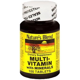 Nature's Blend Multi-Vitamin With Minerals - 100 Tablets, Pack of 2