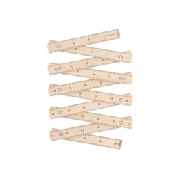 Kikkerland CD116 Wooden Folding Ruler