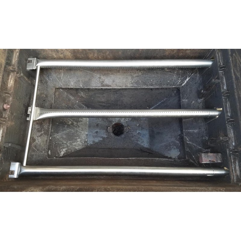 Leship Burner Tube Set Replace for Weber 7508, Genesis Silver