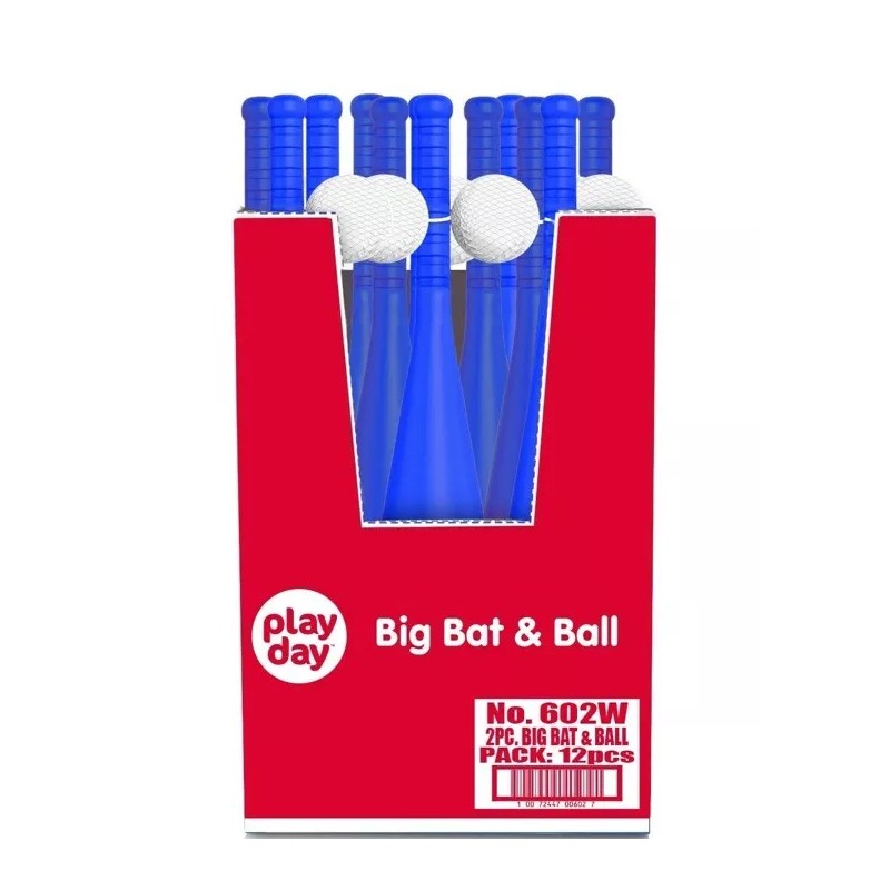 Playday Blue Big Bat and Ball Fun for all Ages