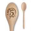 Five Years Anniversary Engraved Wooden Spoon | Gift for 5th
