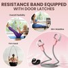 HTQ Adjustable Dumbbells, Pink Weights for Women at Home, Pink