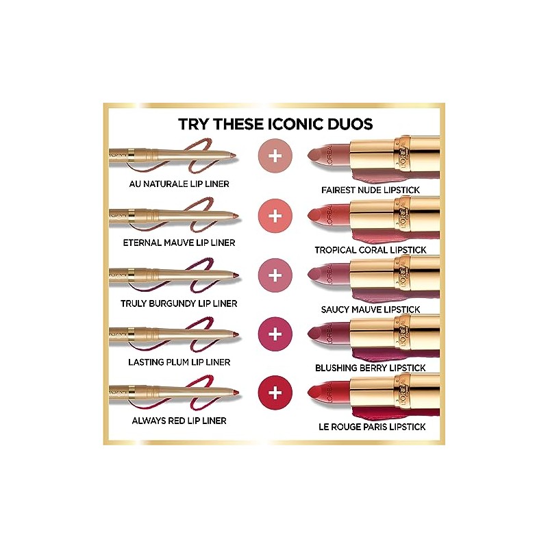 L'Oréal Paris Makeup Colour Riche Original Creamy, Hydrating Satin Lipstick,