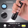 Importeek 20pz Lampara Tactica Militar Recargable Usb Led Linterna