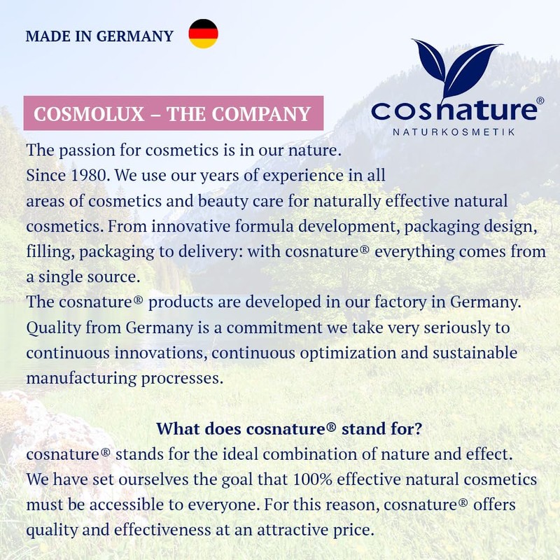 Moisturising Shampoo Pink Wild Organic 250ml COSNATURE