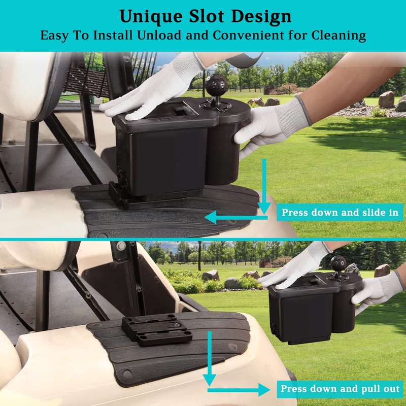 10L0L Golf Cart Ball Washer, Golf Club Head Cleaner for