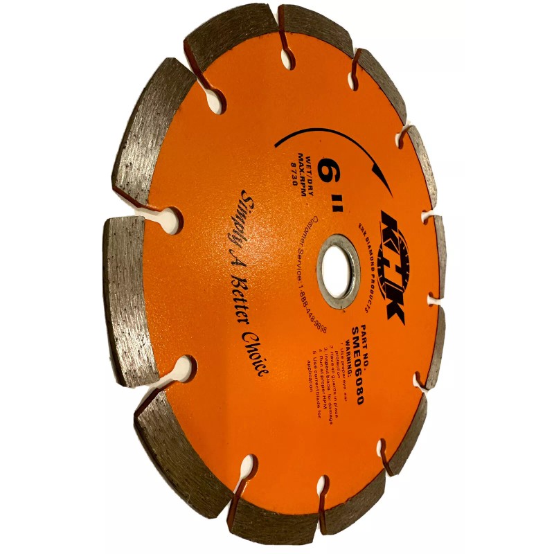 KHK 6 inch Heavy Duty Diamond Blades for cutting Concrete,