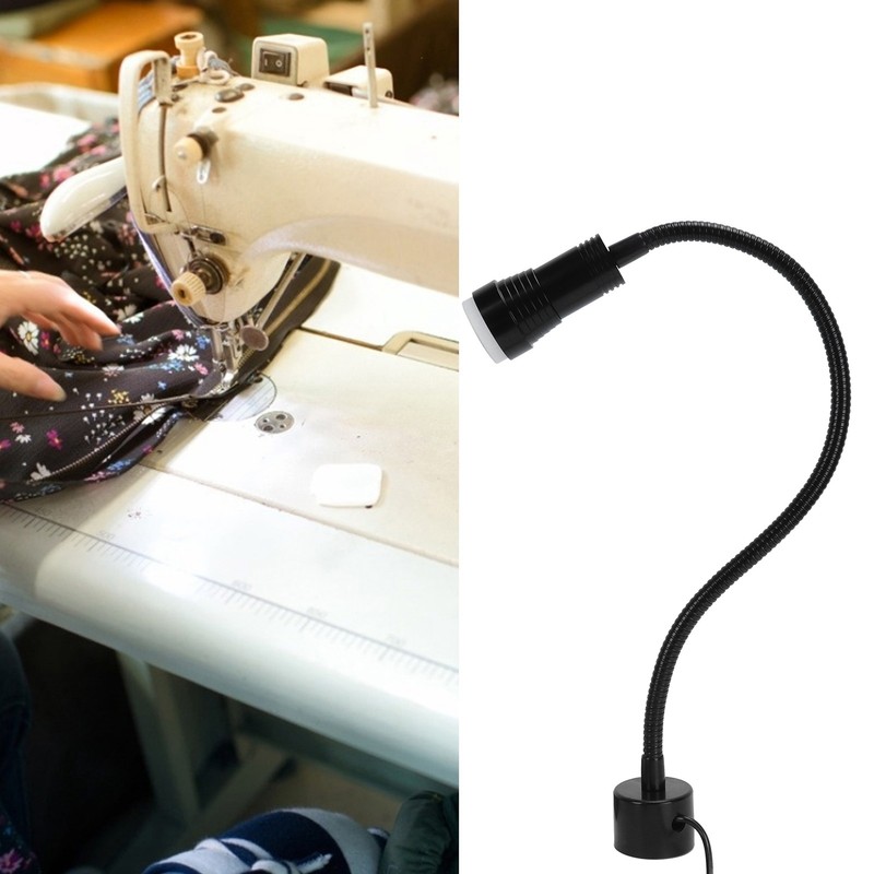 5W LED Sewing Machine Light Flexible Gooseneck Work Lamp with