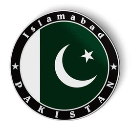 Stickers and Tees Pakistan Flag - Flexible Magnet - Car Fridge Locker - 3"