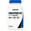 Nutricost Creatine HCl 120 Capsules - Made with CON-CRET Creatine,