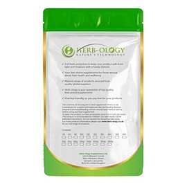 Herb-ology.co.uk Nature's Technology HB Pygeum | 60 High Strength Pygeum-Africanum Supplements - 1600mg Pygeum per Capsule | Prostate Supplements for Men | Non-GMO, Gluten & Allergen Free | Made in The UK