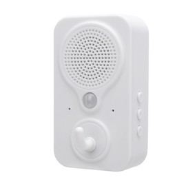 Motion Activated Voice Player, Motion Sensor Voice Prompt Device Shop Welcome Voice Prompt Doorbell Multi Language, DIY Recording Function, for Home Shop Business Store