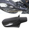 Motorcycle Rear Mudguard Carbon Fiber Pattern Wheel Tire Splash Proof