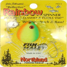 Northland Tackle Mr. Walleye Crawler Hauler Colorado Rig, Firetiger, 4 Hook