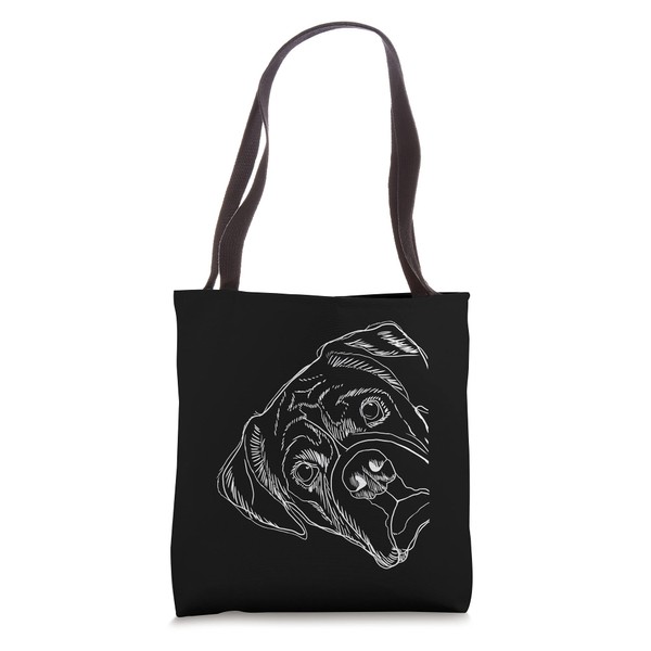 Funny Boxer Dog Tote Bag
