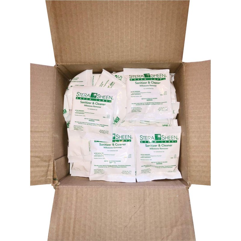 Stera Sheen Green Label 100 Count 2oz Packets | Sanitizer