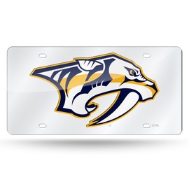 Rico Nashville Predators Acrylic License Plate Laser Tag