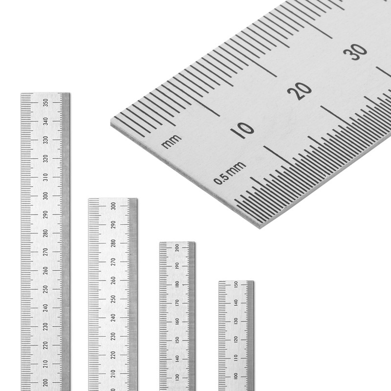 Mr. Pen- Machinist Ruler, 4 Pack, (6, 8, 12, 14