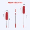 OFFCUP Extendable Feather Duster, Microfiber Duster with Extra Long 100