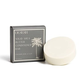 Shea Butter XL Solid Conditioner Bar, US-Made, No Artificial Colors Or Fragrances, Vegan, Cruelty Free, Designed For All Hair Types, Plastic Free, Hand Made (Lavender, Rose, & Clay)
