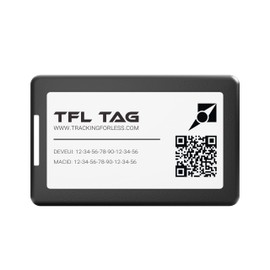 TFL Tag - Personal Tracker Badge with WiFi Location. Works Without GPS, Bluetooth, or Cell Signals. Compatible with Google Location Database. Incl. SOS Button for Emergencies and 1 Year Service