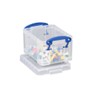 Really Useful Boxes 0.3 Litre Rectangle Really Useful Box Clear