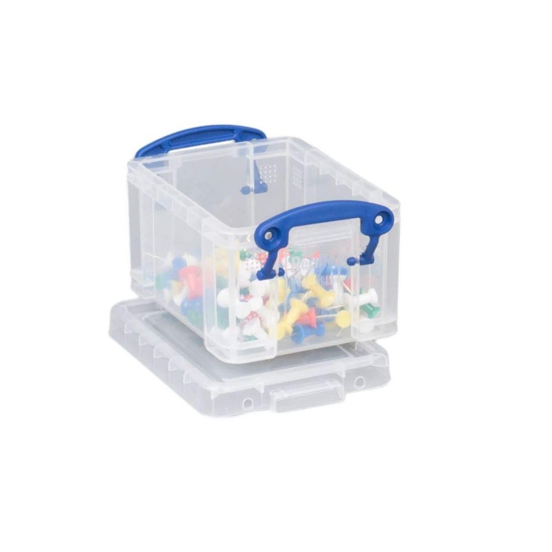 Really Useful Boxes 0.3 Litre Rectangle Really Useful Box Clear