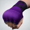 Hayabusa Quick Gel Boxing Hand Wrap Gloves - Purple/Black, Medium