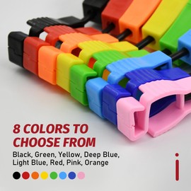 HiLKCO 6PCS Glove Clips for Work Glove Holders, Work Safety Clip Glove Keeper, Glove Grabber Clip Holder for Belt Loop Worker Construction(Green)