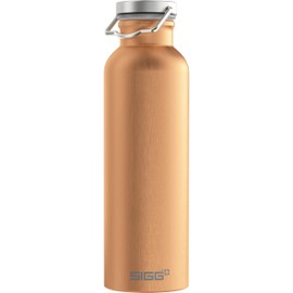 SIGG - Aluminium Drinking Bottle - Original Copper - Climate Neutral Certified - Suitable for Carbonated Drinks - Leak-Proof - Feather-Light - BPA-Free - Outdoor & Camping Accessories - 0.75 L