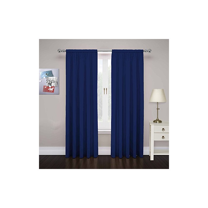 Eclipse Cadenza Microfiber Rod Pocket Panel Pair, Light Filtering Window