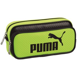 Kutsuwa Puma Pen Case, Color Carbon Pen Case, Fluorescent Yellow x Black 787PMYE
