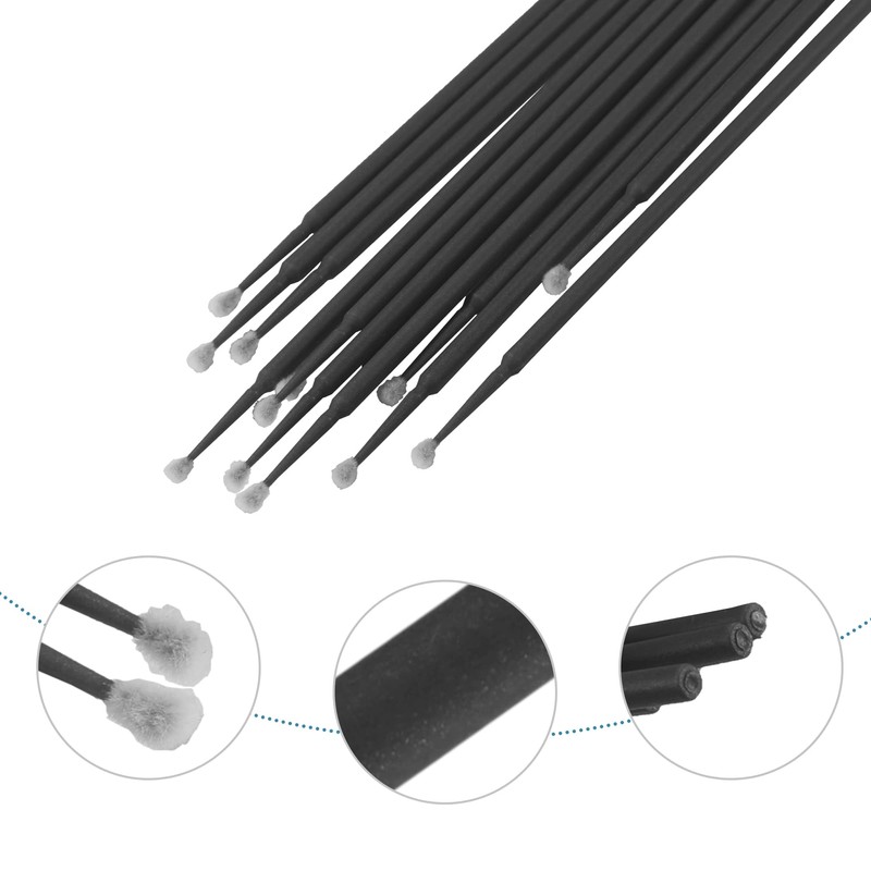 VOCOSTE マイクロアプリケーターブラシ まつげ エクステンション 唇マスカラブラシ まつげ エクステンション 綿棒ラッシュリフトブラシツール セット 100個