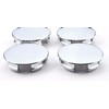 Set of 4 New 2.25" Chrome Aftermarket Wheel Hub Center