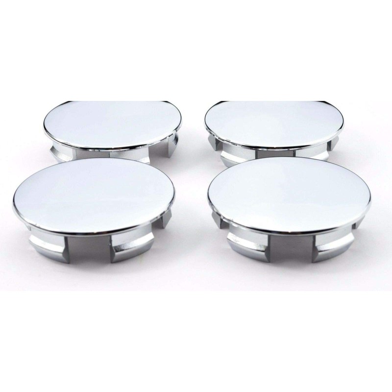 Set of 4 New 2.25" Chrome Aftermarket Wheel Hub Center