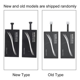 Ada Wireless Charger Adapter USB C, Qi Receiver USB C, Wireless Charging Adapter, Wireless Lamp Catcher, Type C Charger Adapter, USB DIY and 2 Pieces Patch 15 W, Charging Sones, Pack of 2