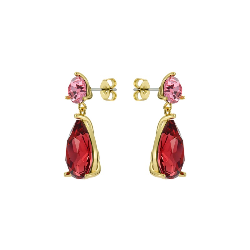 Ted Baker London Teaire Crystal Teardrop Earrings for Women (Gold/Pink
