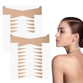 ZenyCblu Neck Tape Lifting Invisible,Neck Wrinkle Patches,High Elastic Anti Wrinkle Patches,Instantly Lift Sagging Skin,Ultra-thin invisible neck Firming Patch,20pcs