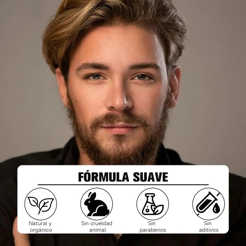 2pcs Cosmetics Para Barba, Hidrata Y Fortalece La Barba T